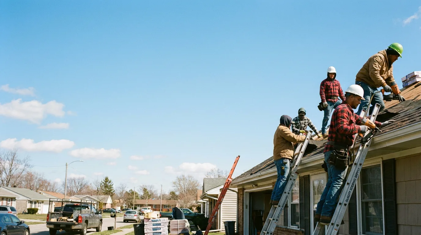 Roofing in La Fontaine, IN near me